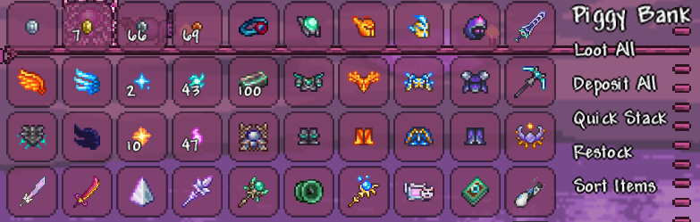 terraria server with all items