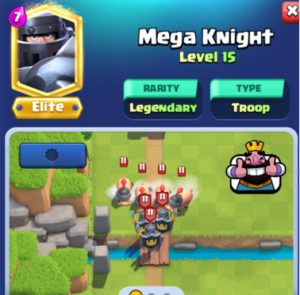 mega knight maxed star levels